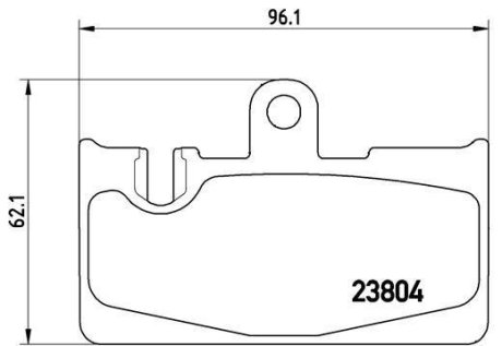 Гальмівні колодки дискові BREMBO P83059