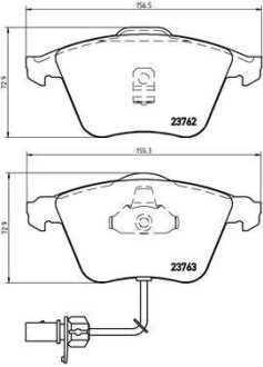 Гальмівні колодки дискові BREMBO P85056