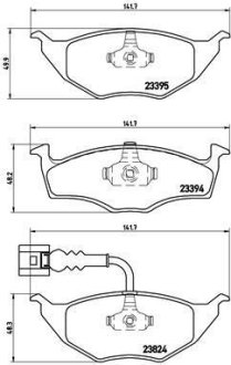 Гальмівні колодки дискові BREMBO P85 063