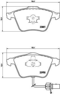 Гальмівні колодки дискові BREMBO P85097 (фото 1)