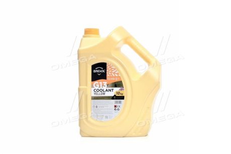 Антифриз YELLOW G13 Antifreeze (жовтий) 10kg BREXOL Antf-019 (фото 1)