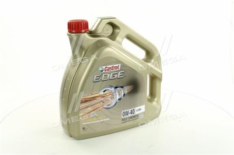 Олива моторна EDGE 0W-40 А3/В4 (Канистра 4л) CASTROL 15338F