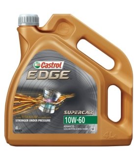 Олива для двигуна CASTROL EDGE10W60SUPERCAR4L (фото 1)