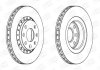 Диск тормозной передний (кратно 2шт.) Opel Astra F, Vectra A, Vectra B CHAMPION 561488CH (фото 1)