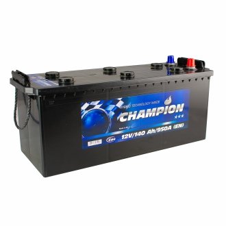 Black 140 Ah/12V Euro (3) CHAMPION CHB140-3