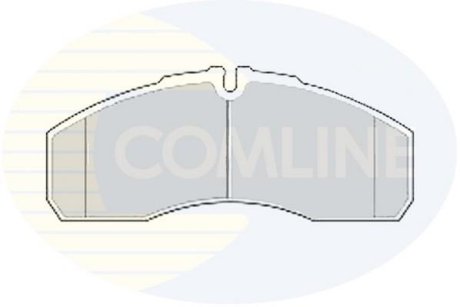 - Гальмівні колодки до дисків COMLINE CBP01173 (фото 1)