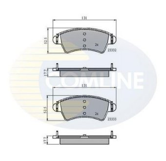 - Гальмівні колодки до дисків COMLINE CBP01260