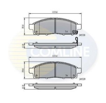 Автозапчасть COMLINE CBP31584