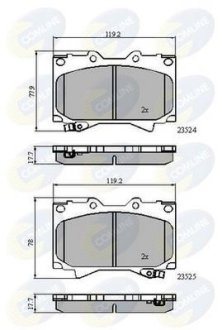 - Гальмівні колодки до дисків COMLINE CBP3831 (фото 1)