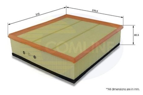 - Фільтр повітря (аналогWA6342/LX511/1) COMLINE EAF260