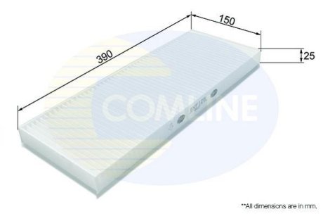 - Фільтр салону (аналогWP6808/LA45) COMLINE EKF125 (фото 1)