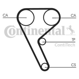 Ремiнь ГРМ Contitech CT1157