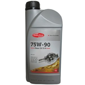 Трансмиссионное масло Gear Oil 5/4 GL-5 75W-90 напівсинтетичне 1 л Delphi 25067150