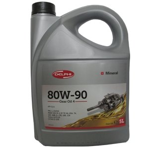 Трансмісійна олива Gear Oil 4 GL-5 80W-90, 5л Delphi 93892553