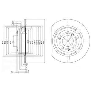 Гальмiвнi диски Delphi BG2431