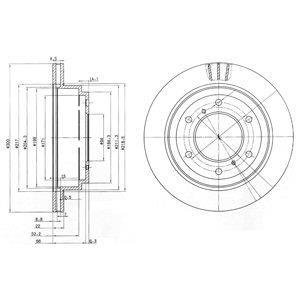 Гальмiвнi диски Delphi BG3813