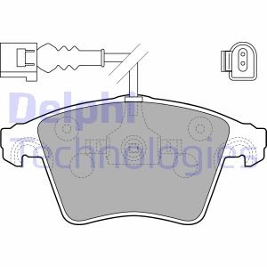 Гальмівні колодки дискові VW Multivan V/T5 "F "03-09 Delphi LP1914 (фото 1)