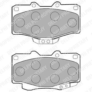 Гальмівні колодки дискові TOYOTA Hilux/Land Cruiser "F "89-05 Delphi LP854