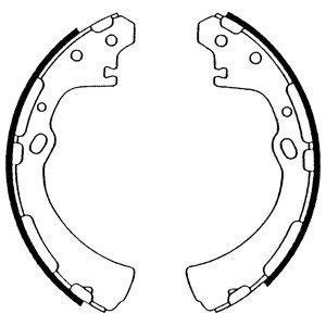 Барабанные тормозные колодки Delphi LS1505