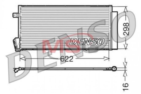 Радiатор кондицiонера DENSO DCN09018 (фото 1)