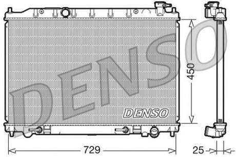 Радіатор охолоджування DENSO DRM46029 (фото 1)