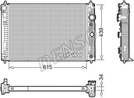 Радиатор охолоджування DENSO DRM46045 (фото 1)