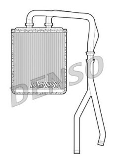 Радиатор пічки IVECO Daily "2,3-3,0 "06-11 DENSO DRR12010 (фото 1)