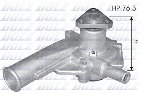 Помпа FORD Courier (Fiesta)/Escort/Escort 55/Fiesta/Fiesta Van/Orion "1,1-1,3 "89-97 DOLZ F147