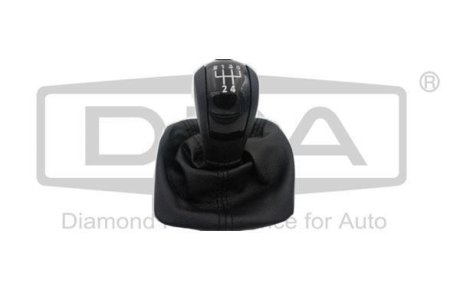 Ручка КПП с пыльником чорний 5 ступ Skoda Octavia (04-08) DPA 77111248902