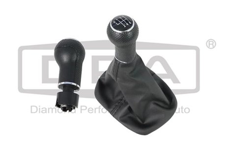 Ручка КПП с пыльником чорний 6 ступ VW BORA (99-02),GOLF (98-06)/Seat Leon (00-01),Toledo (99-01) DPA 77111640802