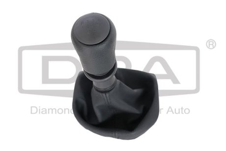 Чехол кулисы (чорний) с ручкой переключения (черн 5ступ) без рамки VW T6 (15-) DPA 77111642802