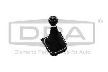 Ручка КПП с пыльником чорний 6 ступ VW Golf (04-14), Jetta (06-14),Scirocco (09-14) DPA 87110767402