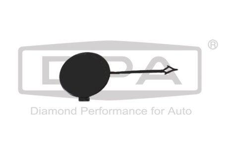 Крышка буксировочной проушины заднего бампера правая Audi A4 (07-15) DPA 88071819802