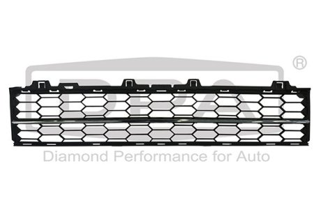 Решетка радиатора нижняя с декоративной планкой Skoda Superb III (3V3) (15-) DPA 88531807302 (фото 1)