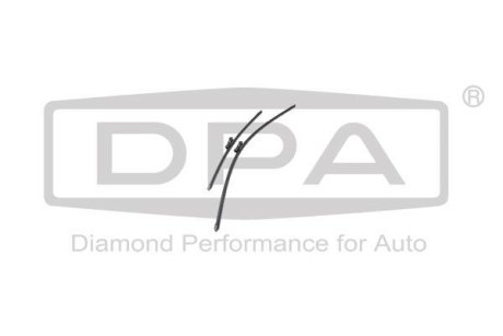 Щетка стеклоочистителя 600мм+481мм VW Golf (06-13),Jetta (06-10) DPA 89550623402 (фото 1)