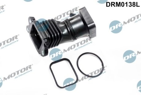 Шланг вентиляції пластиковый з фітингами DR.MOTOR DRM0138L