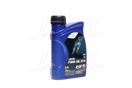 Олива гідравл. MOTO FORK OIL SYN 10W (Канистра 0.5л) для вилок та амортизаторів ELF 213966