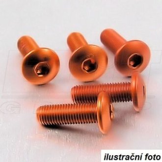 Гвинти оранжеві M6x15 ELIT MO TA615NO