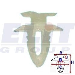 Зажим бампера ELIT R 11014