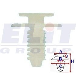 Зажим бампера ELIT R 11026