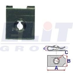 Зажим бампера ELIT R 16028