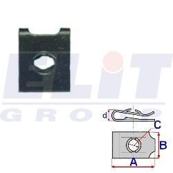 Зажим бампера ELIT R 16030