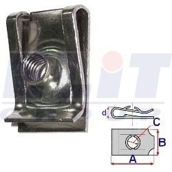 Зажим бампера ELIT R 16100