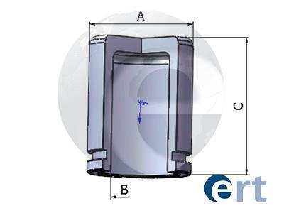 Поршень суппорта toyota corolla e12 1.4-2.0 (02-07) d=33,9mm (lucas) 151209-c ERT 151209C