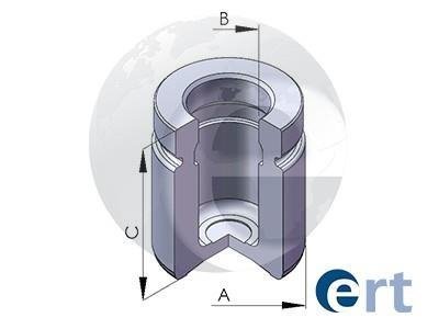 Поршень суппорта bmw 5,6,7,x5 series (e60e61e63e64e38e65e66e53) 3.0-6.0 (94-) d=42mm (ate) 151210-c ERT 151210C