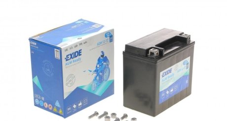 Акумулятор для мототехніки BIKE 12V 12AH 200A 150x87x145mm - EXIDE AGM12-12 (фото 1)