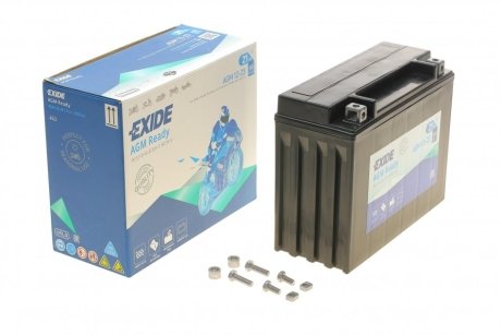 Аккумулятор для мототехники BIKE 12V 21AH 350A 150x87x130mm - EXIDE AGM12-23 (фото 1)