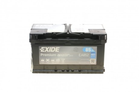 Аккумулятор 85Ah-12v PREMIUM (315х175х175),R,EN800, EXIDE EA852 (фото 1)