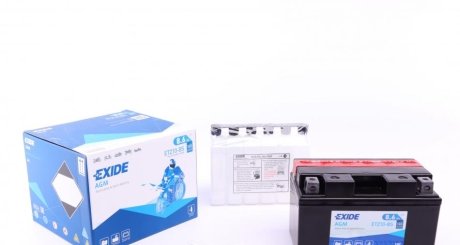 Стартерна батарея (акумулятор) EXIDE ETZ10-BS (фото 1)