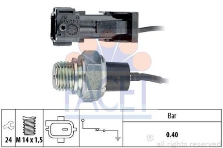 Датчик тиску FACET 7.0144 (фото 1)
